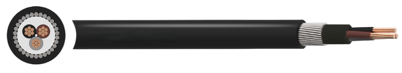 BS 5467 Copper Conductor Multi Core SWA PVC 1.9/3.3kV Cable