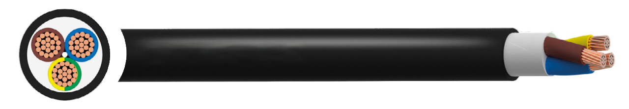 (N)SHÖU O/J Flexible Mining Cable (0.6/1kV)