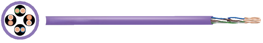 Cat 6 U/UTP LSZH Cable