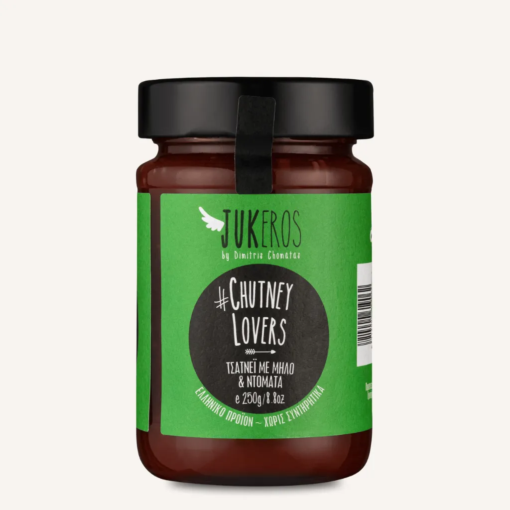 Jukeros CHUTNEYLOVERS Apfel-Tomaten-Chutney mit Senfkörnern | 250 g
