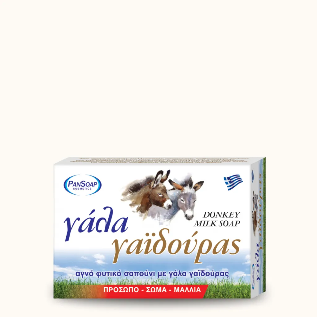 Pflanzenseife mit Eselsmilch 120 g – Milde Naturseife für Haut & Haar