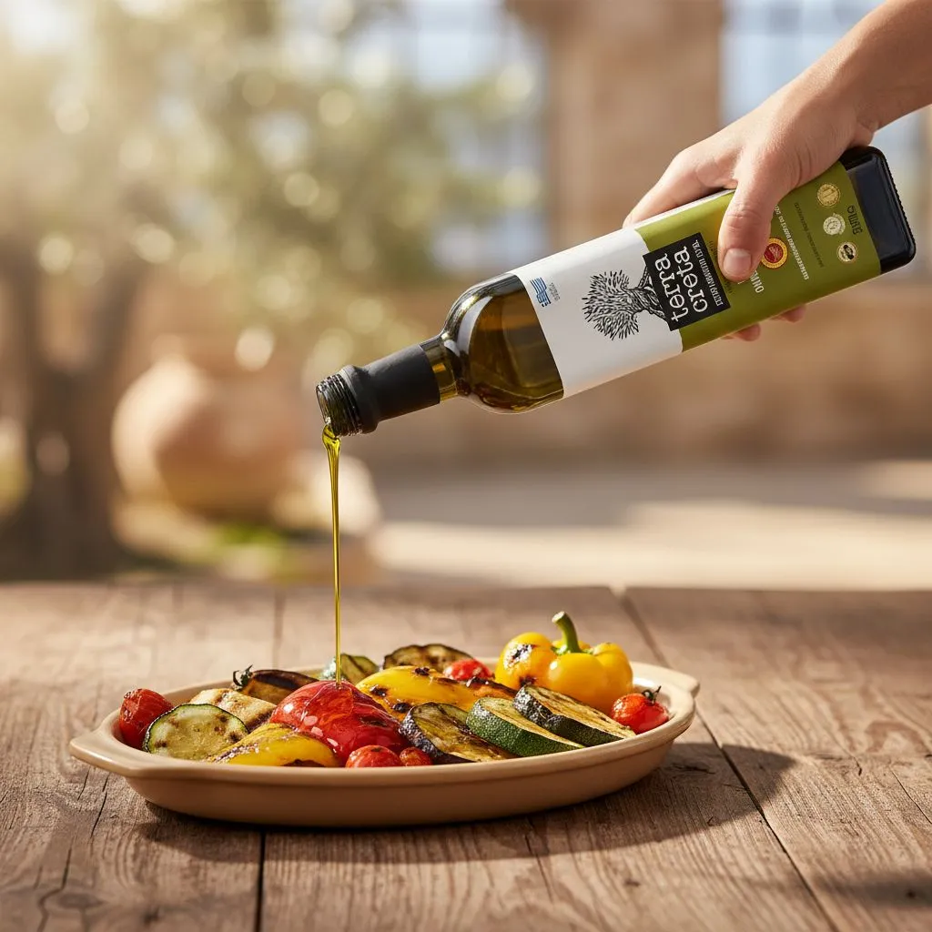 Terra Creta Estate P.D.O. Kolymvari Olivenöl Extra Nativ – Koroneiki-Oliven aus Kreta | 500 ml