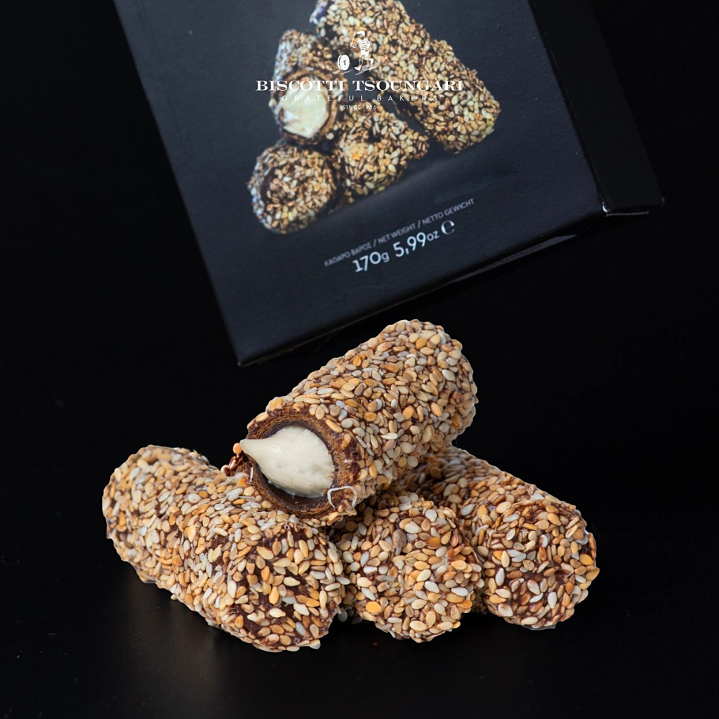 Markolato Vegane Waffelröllchen mit Tahini Creme 170g