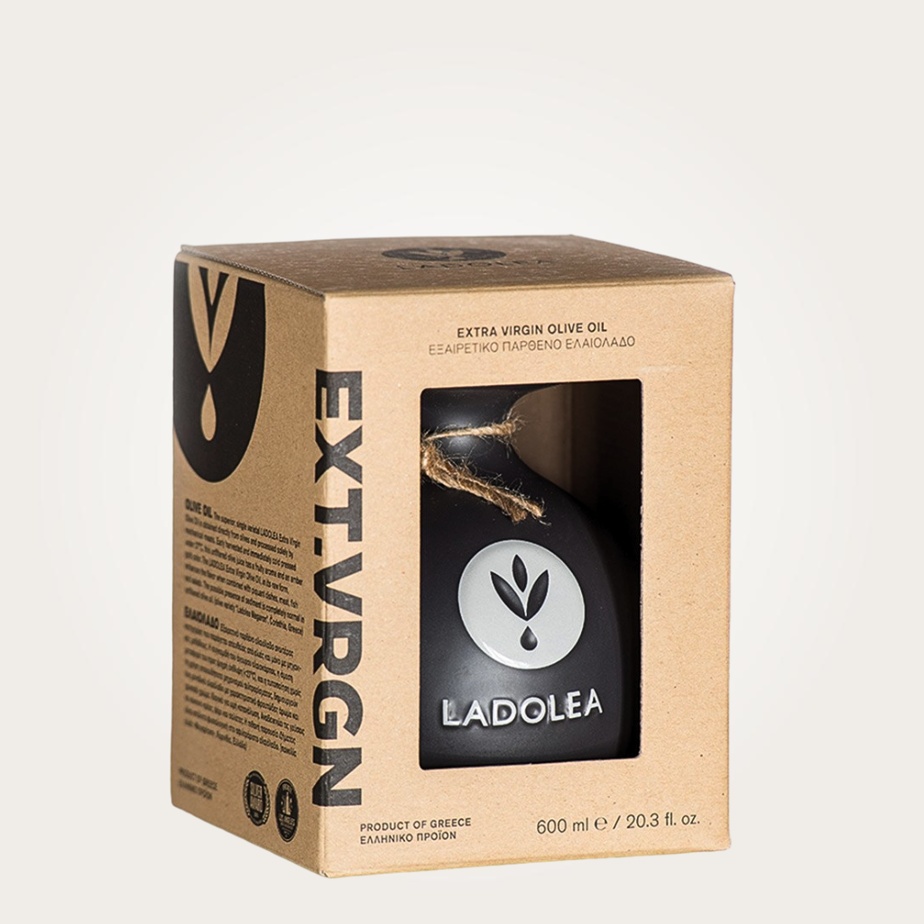 LADOLEA Premium extra natives Olivenöl 600ml Keramikflasche