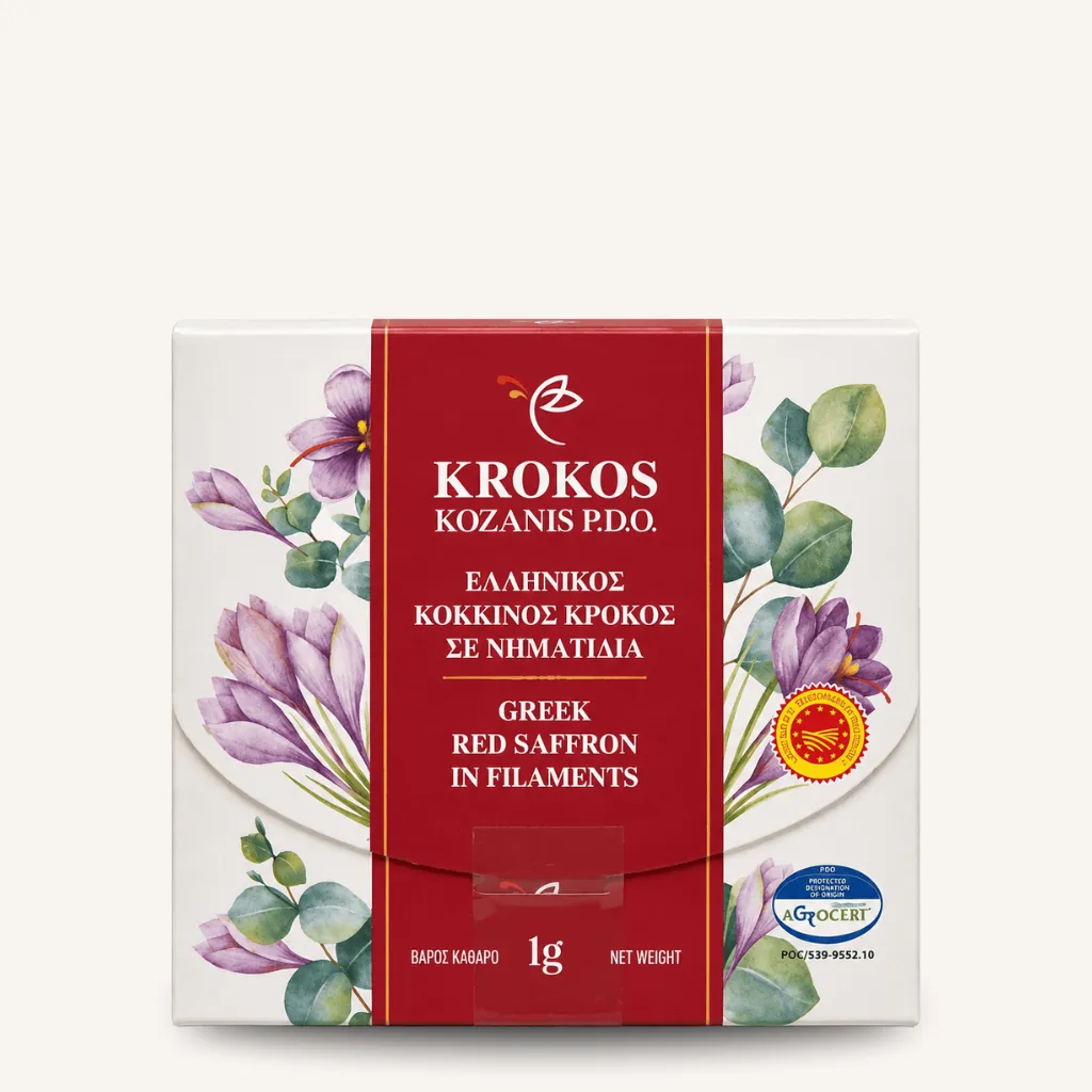 Griechischer Roter Safran – Safranfäden Krokos Kozanis | 1 g