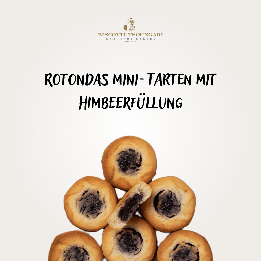 Rotondas Mini-Tarten mit Himbeermarmelade 210g