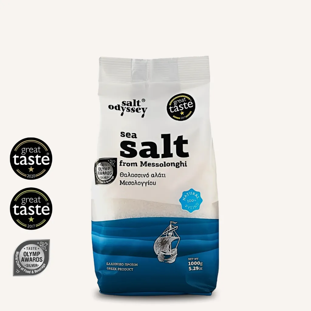 Salt Odyssey Feines Gourmet-Meersalz – Messolonghi | 1 kg