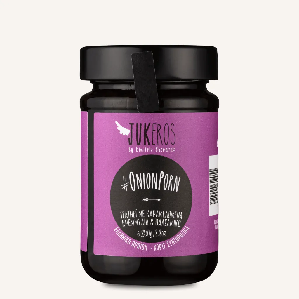 Jukeros ONIONPORN Karamellisierte Zwiebel-Chutney in Balsamico-Sirup | 250 g