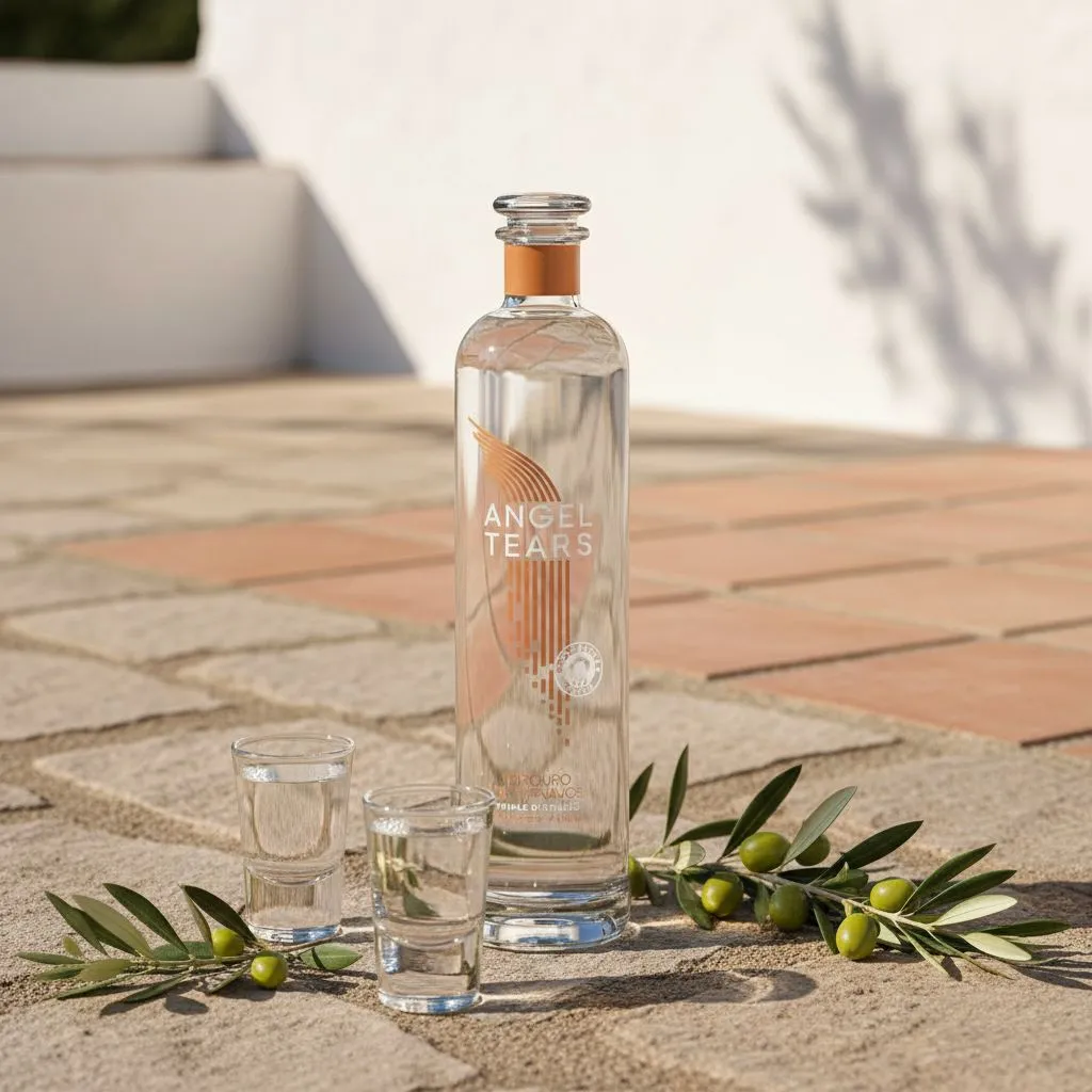 Katsaros Angel Tears Tsipouro – Premium Tsipouro aus Tirnavo | 0,7 Liter