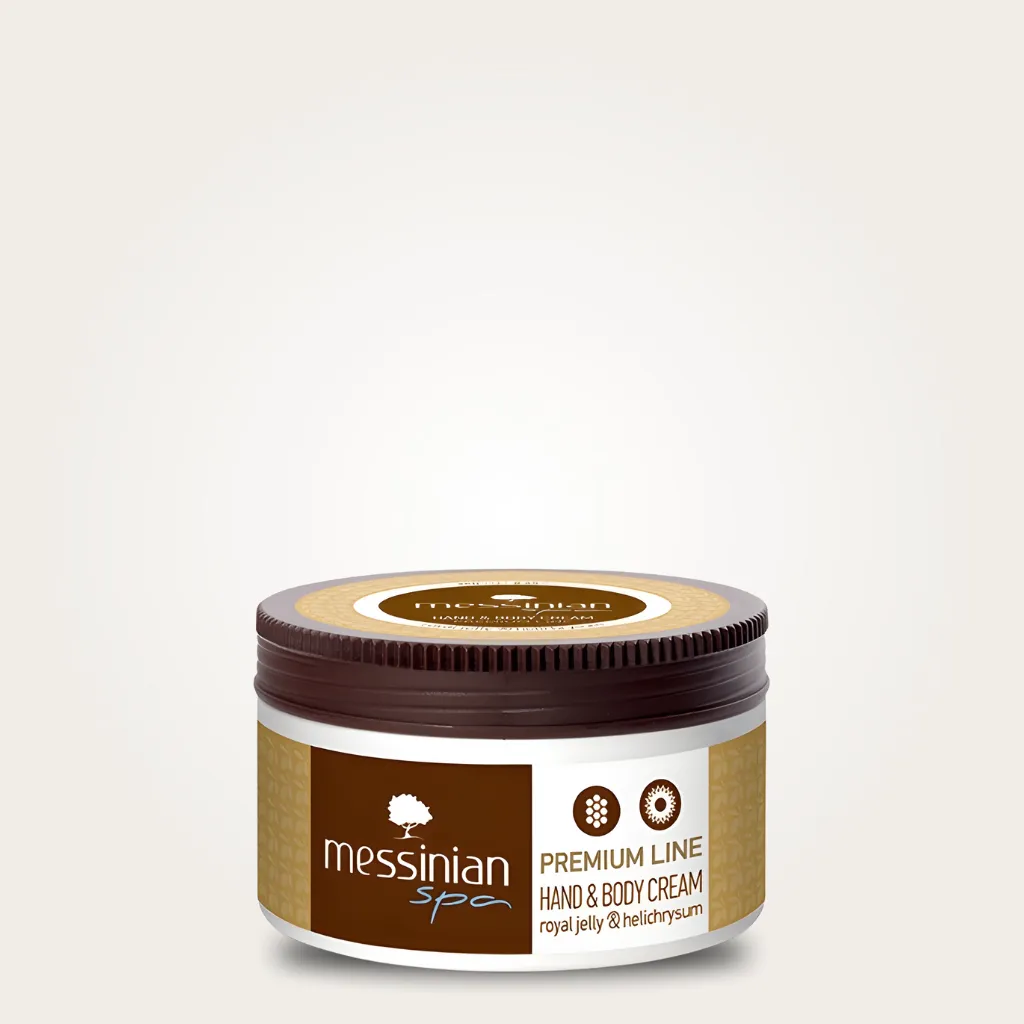 Messinian Spa Shimmering Hand & Body Cream – Royal Jelly & Helichrysum 250 ml