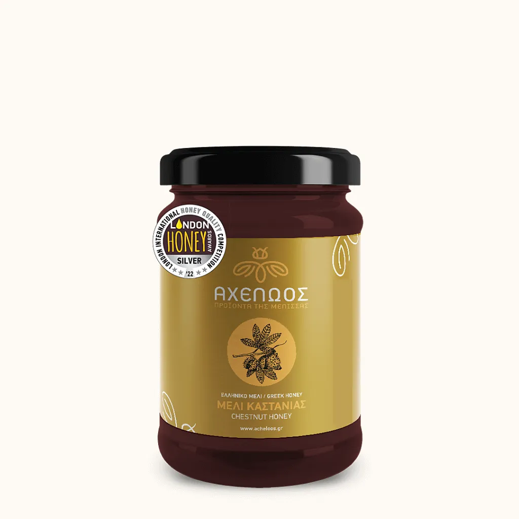 Acheloos Kastanienhonig – Honigtau aus dem Pelion Gebirge | 460 g