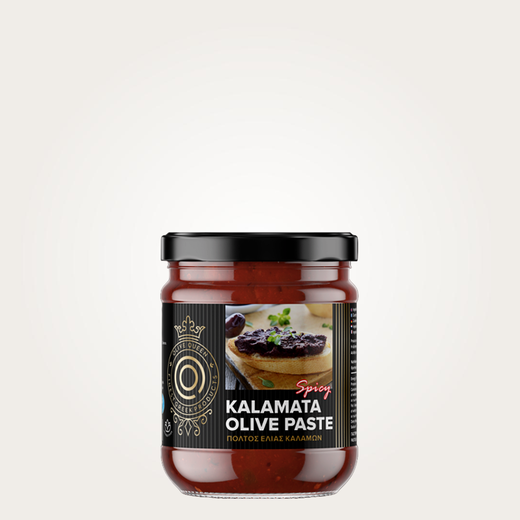 Olive Queen Olivenpaste aus Kalamata Oliven Pikant 180g