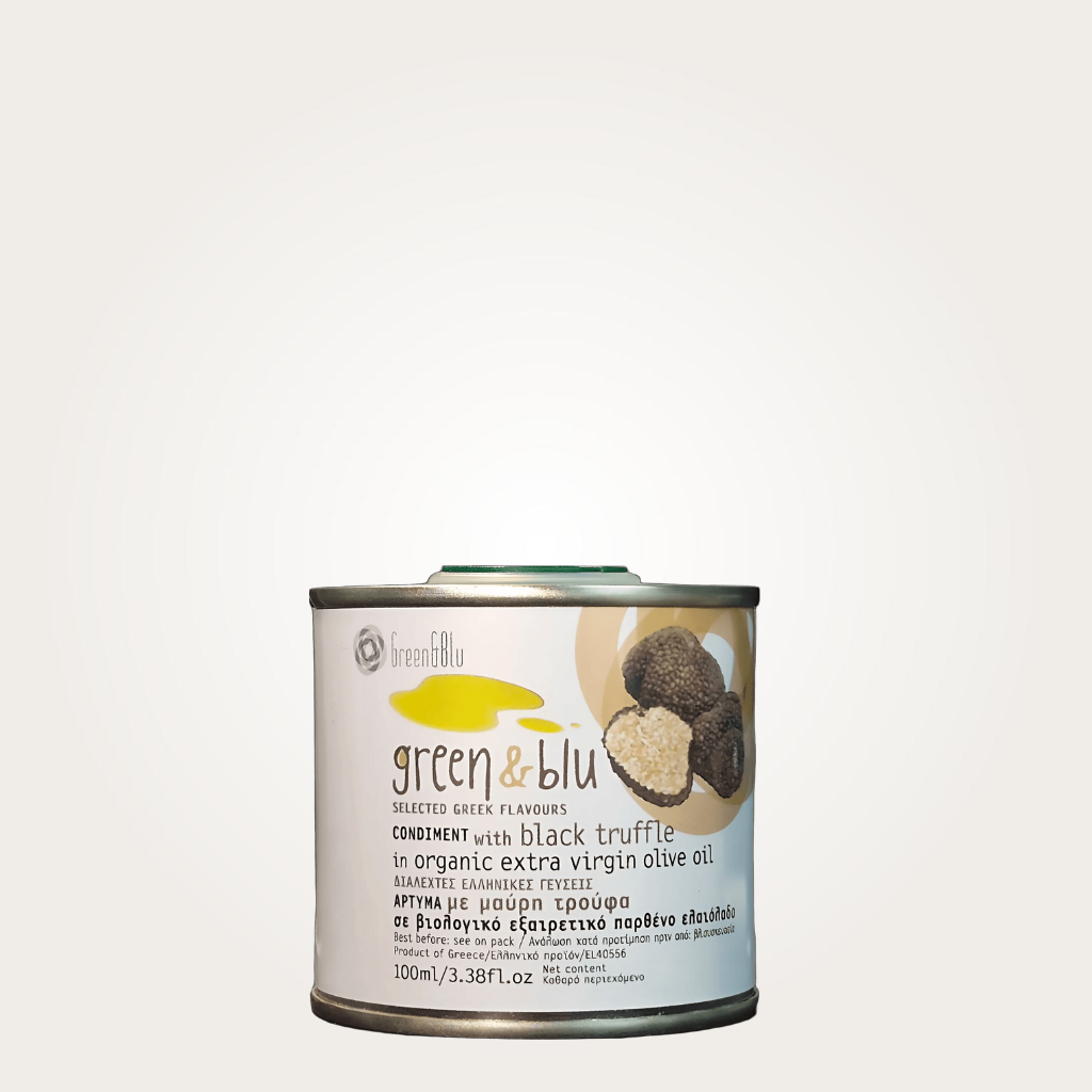 Green & Blu extra natives Bio Olivenöl mit schwarzem Trüffel 100ml