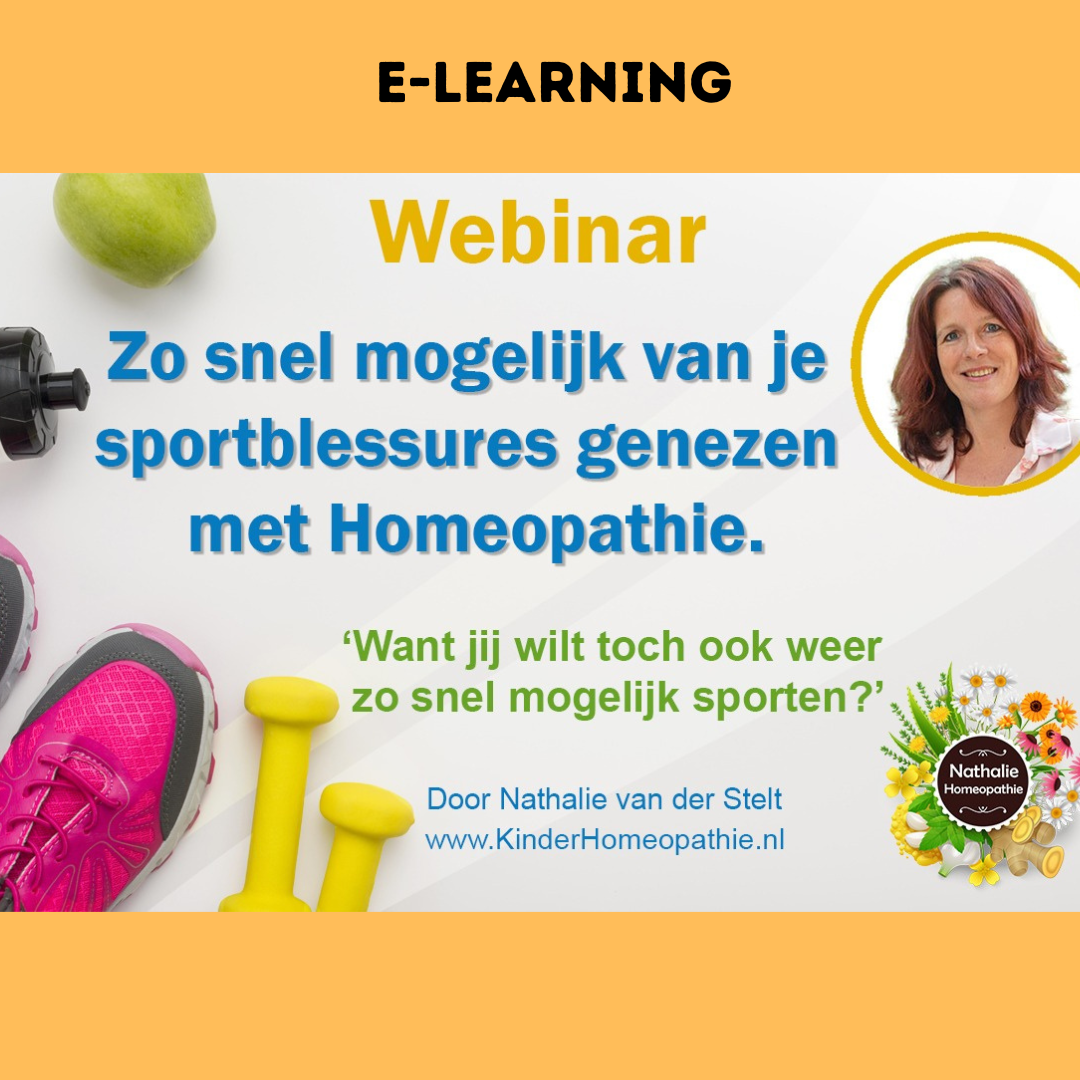E-learning Homeopathie bij sportblessures
