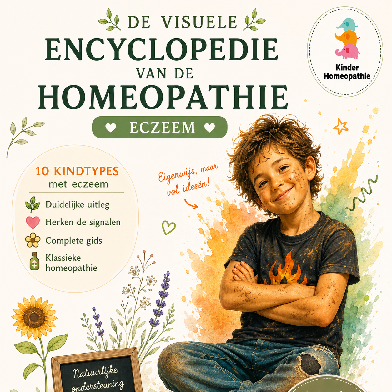 Visuele encyclopedie van de homeopathie Kindereditie, deel 1: Eczeem