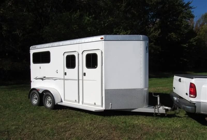 2015 Adam 2 Horse Bumper Pull Trailer