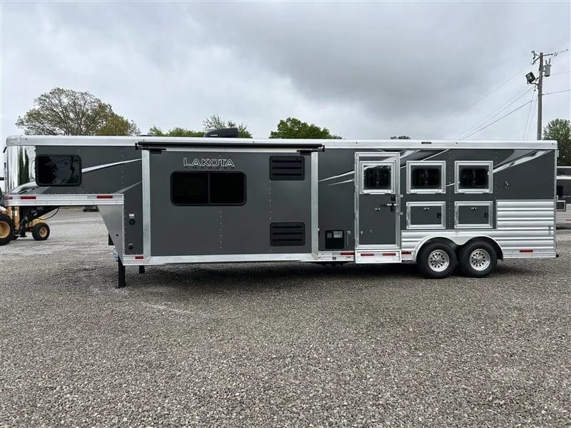 2023 Lakota Charger 14ft SuperSlide Living Quarters Horse Trailer