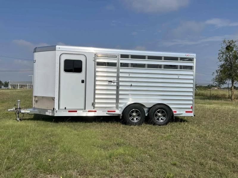 2024 Exiss STC 616 Stock Combo Bumper Pull Trailer