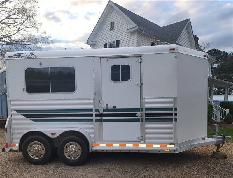 2004 4-Star Warmblood Size 2 Horse Bumper Pull Trailer