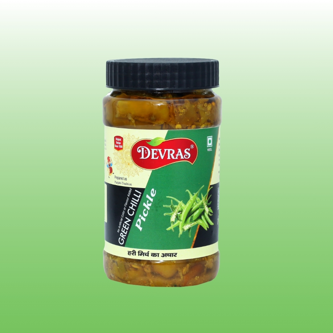 Green Chilli Pickle - Devras