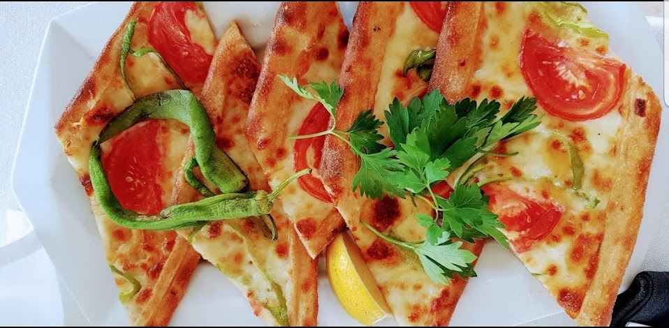 Vegetable Cheese Pide