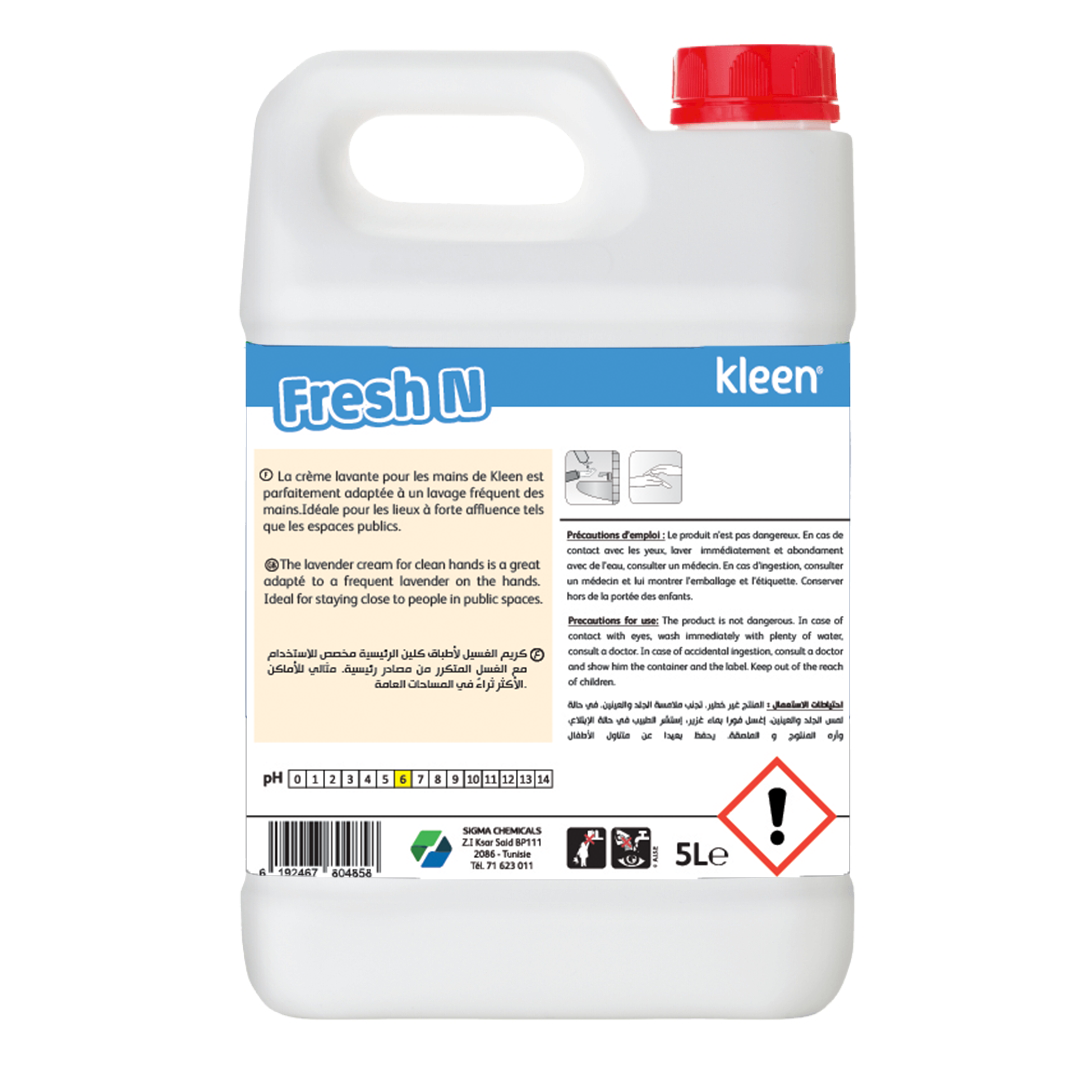 Fresh N crème lavante pour les mains