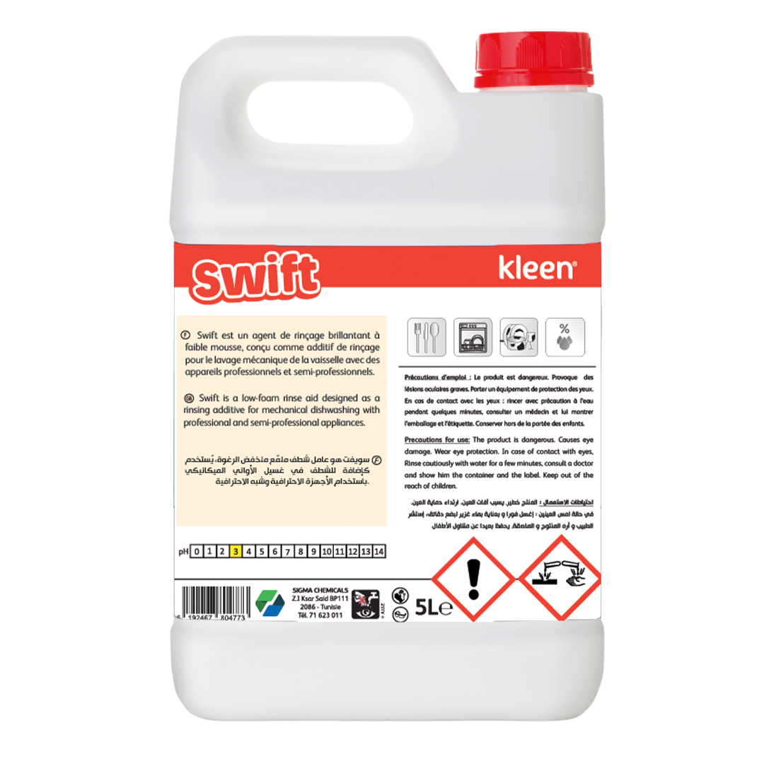 Swift Agent de rinçage