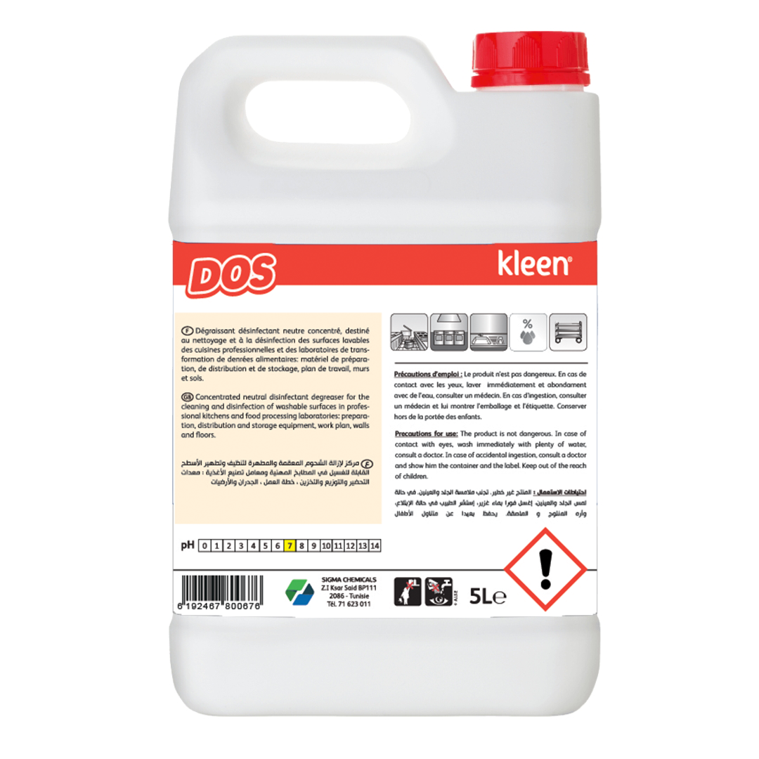 DOS désinfectant concentré