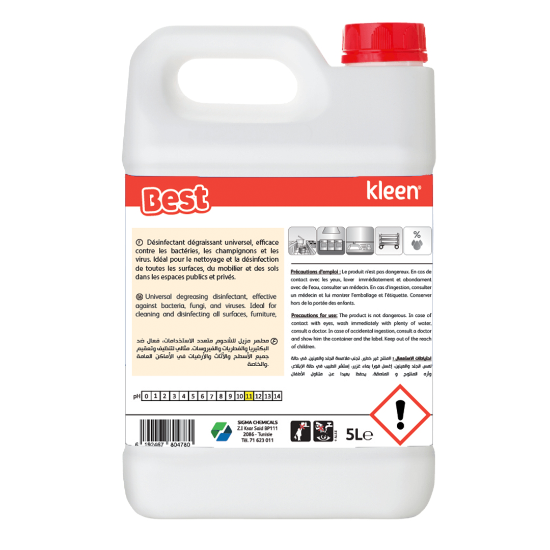 Best kleen désinfectant universel