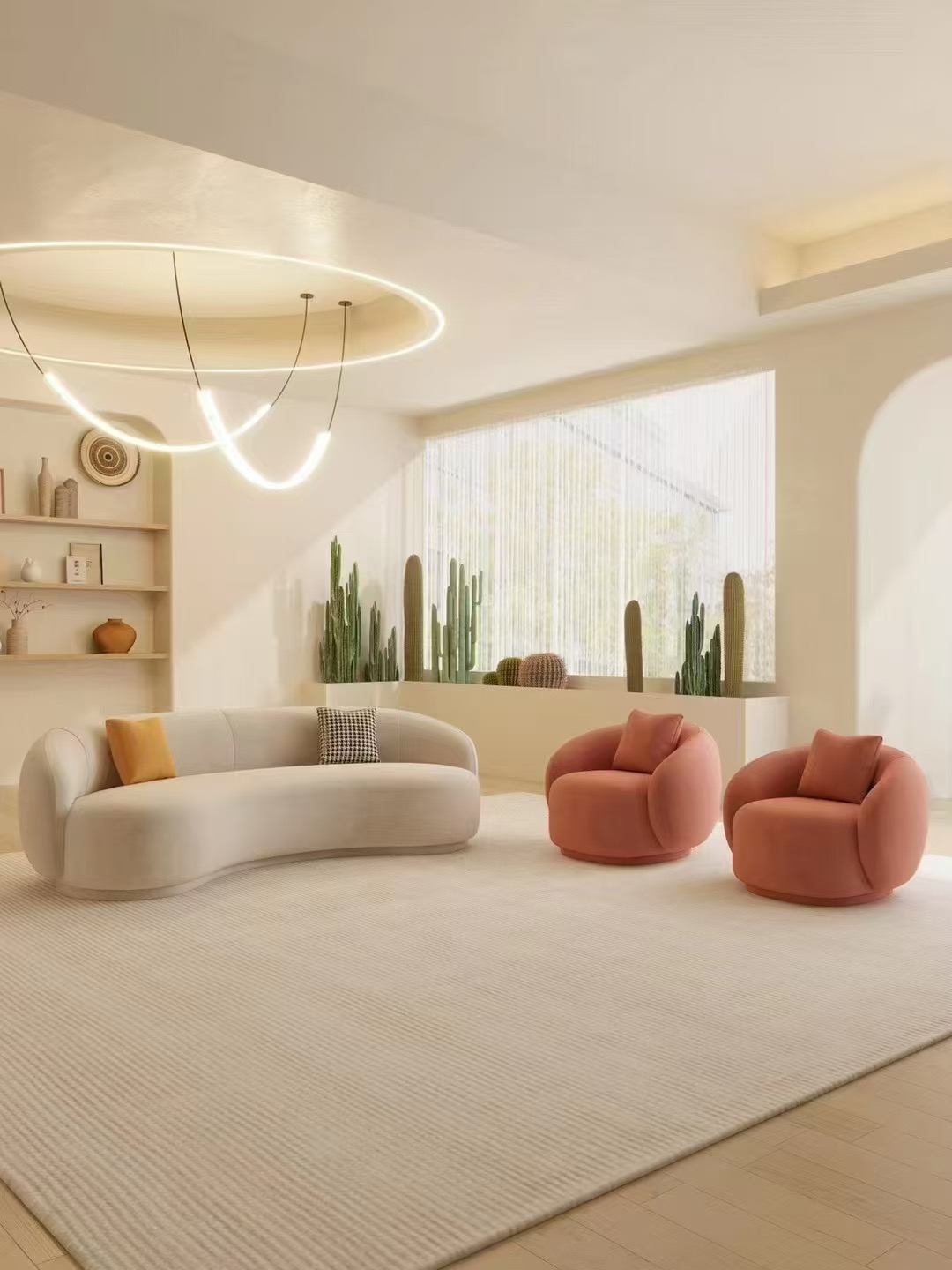 Modern Curved Sofa