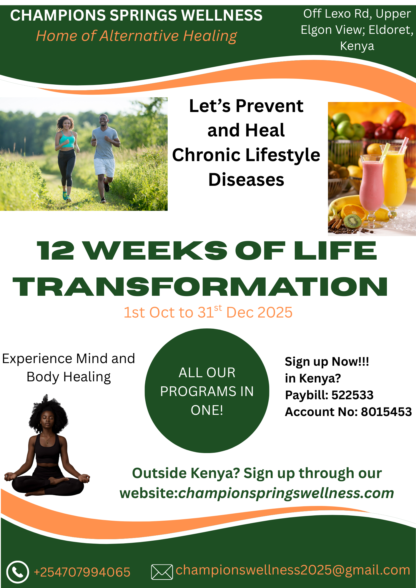 12 Weeks of Life Transformation Program