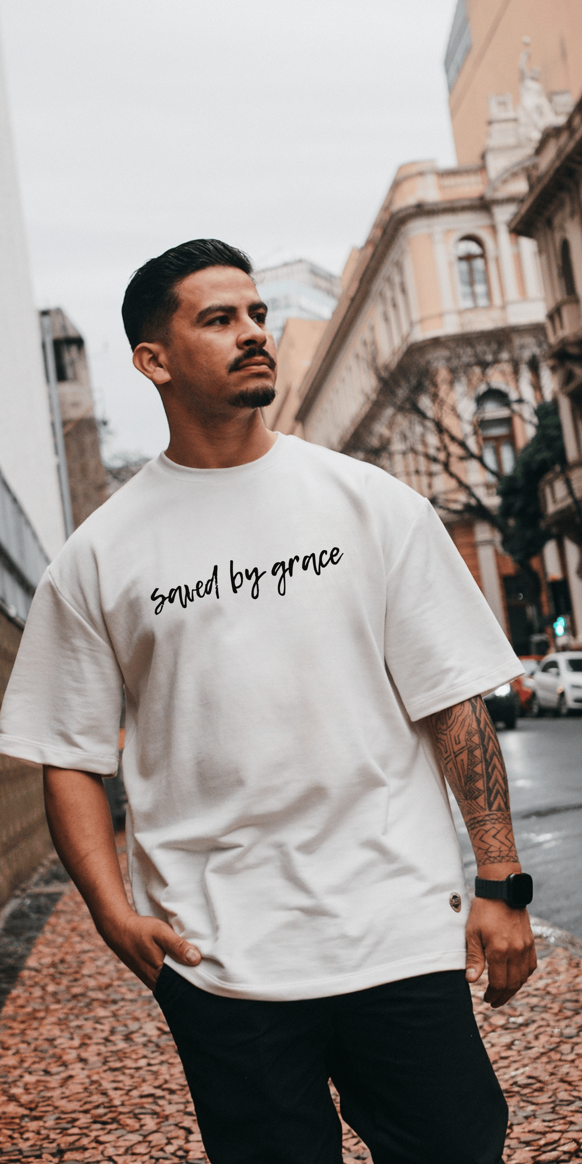 Camiseta Oversized Sem Cessar