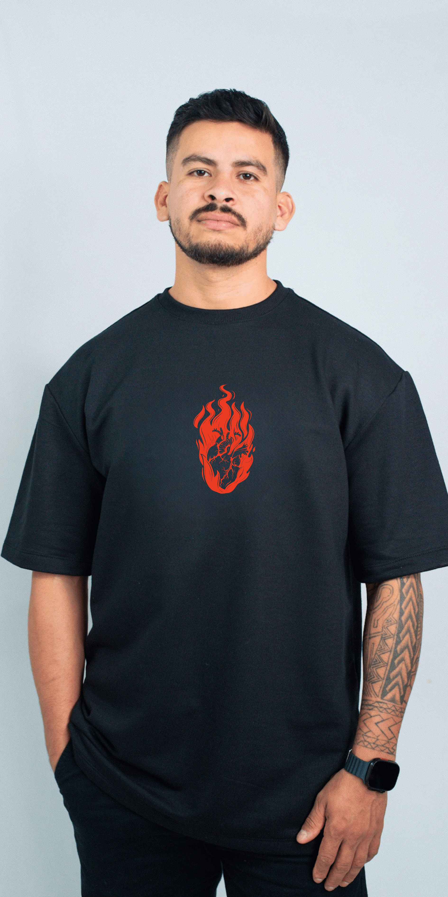 Oversized eis me aqui Senhor