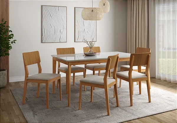 MESA ARES 6 CADEIRAS