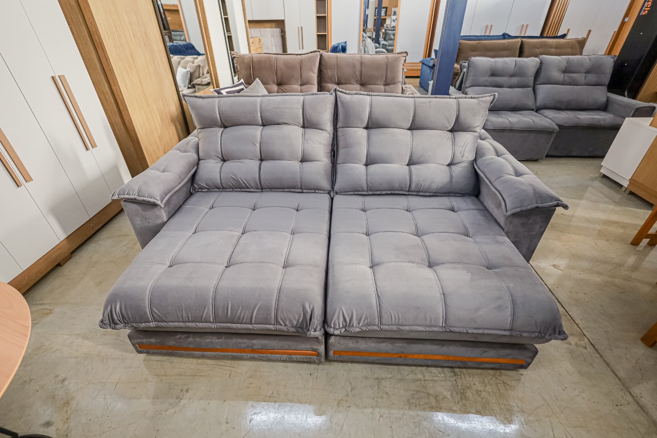 SOFA BARCELONA RETRATIL E RECLINAVEL