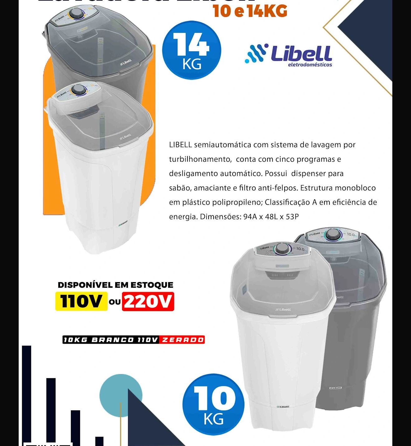 LAVADORA 14 KG