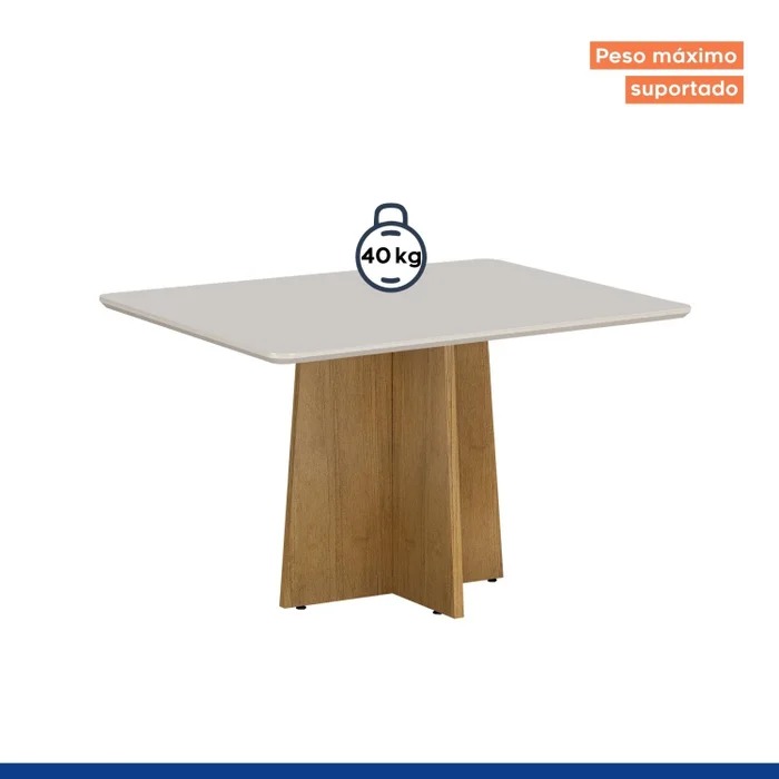MESA LAQUEADA  JADE  1.20 COM 4 CADEIRAS  TRADICIONAIS (CADEIRAS ELLEN/MALI