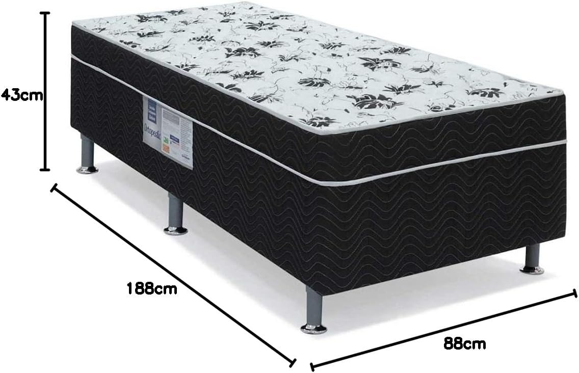 CAMA BOX CONJUGADA SOLTEIRO EXTRA FIRME UNIPREMIUM