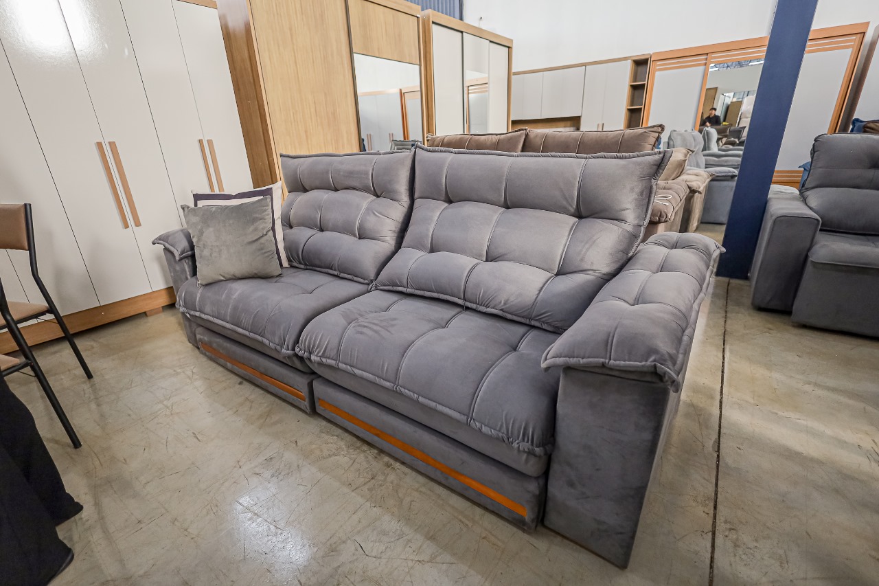 SOFA BARCELONA RETRATIL E RECLINAVEL