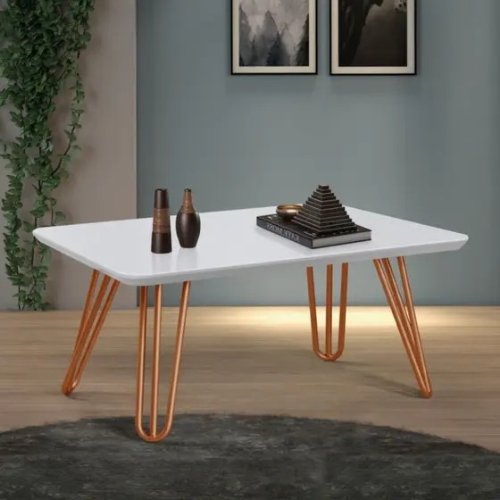 MESA DE CENTRO TURQUESA