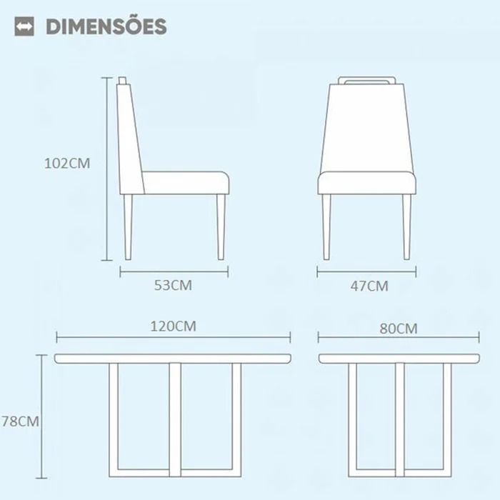 MESA LAQUEADA  LISY  1.20 COM 4 CADEIRAS  TRADICIONAIS (CADEIRAS ELLEN/MALI, COR : TAMPO OFF / TAMPO PRETO , MEDIDA : 1.20 X 80.0
