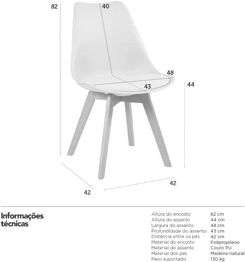 CADEIRA EAMES LEDA