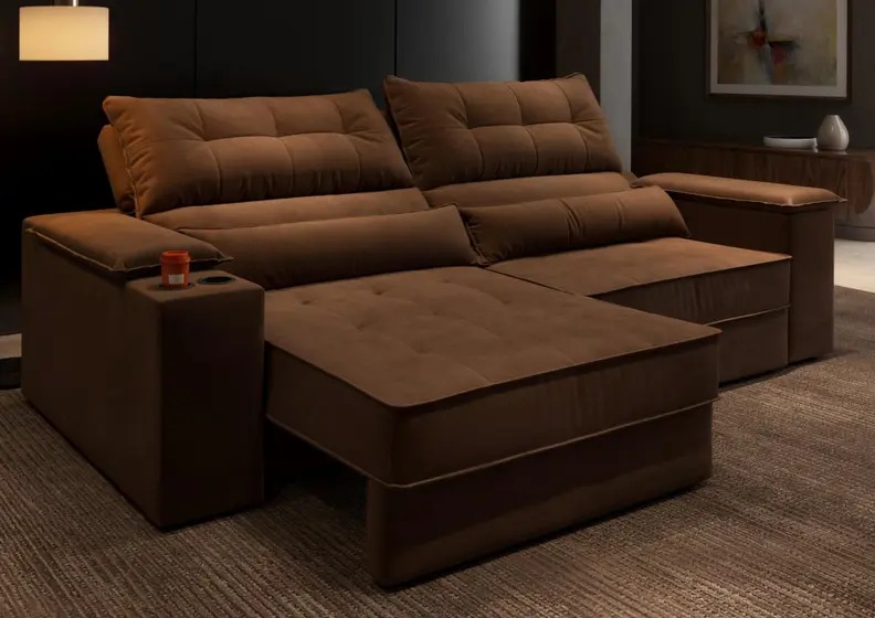SOFA MANHATAM RETRATIL E RECLINAVEL