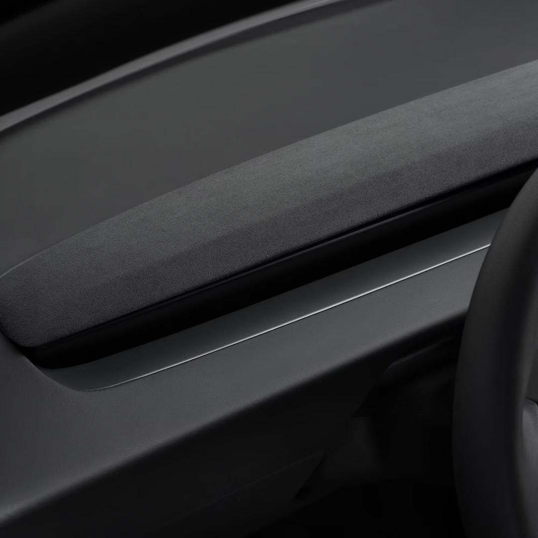Habillage de tableau de bord pour Model 3/Y - Daim anthracite