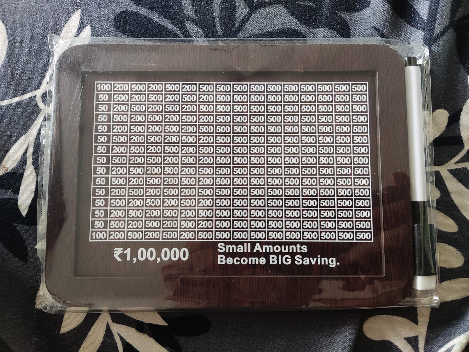 Goal Savings Tracker Board