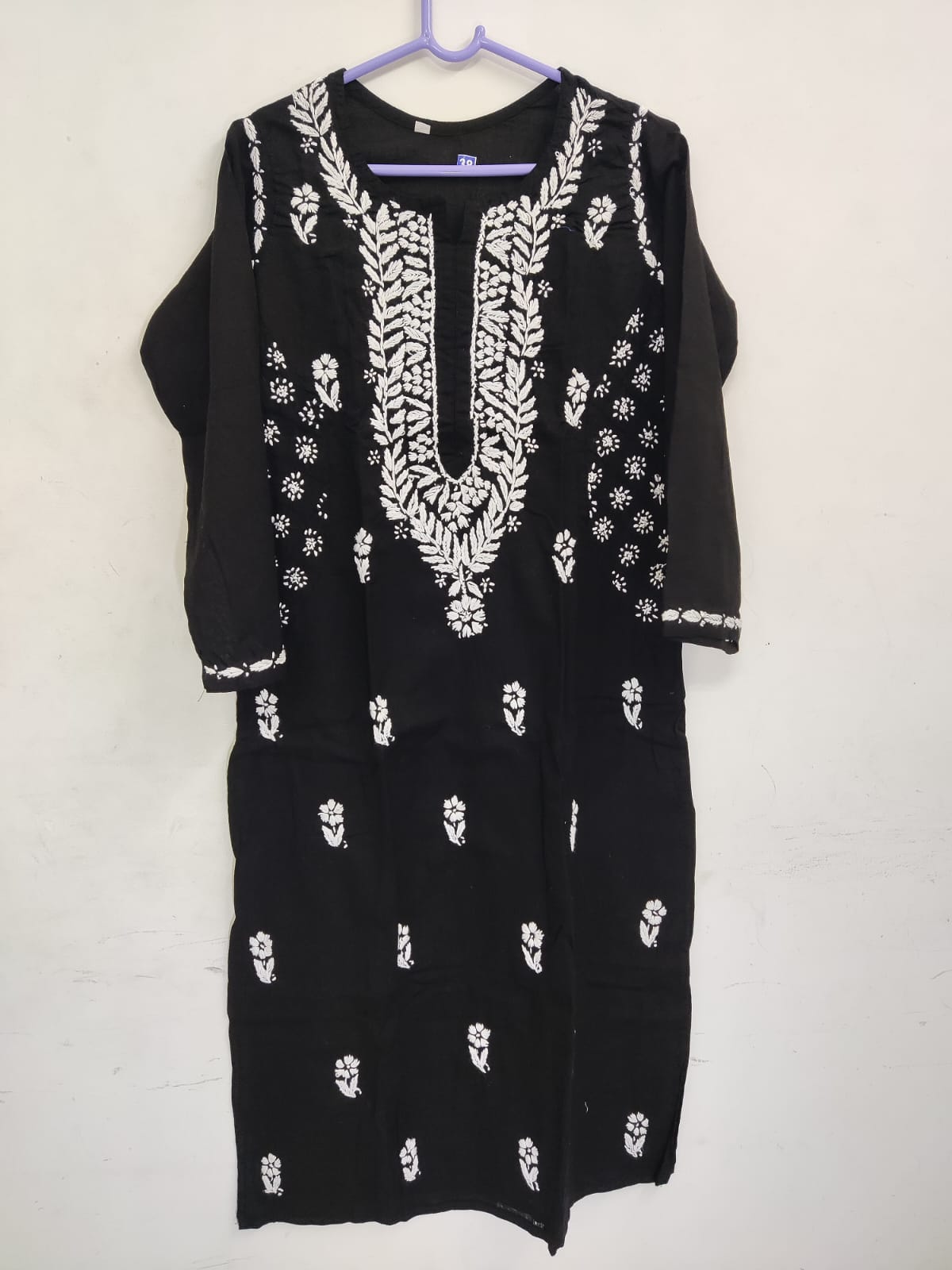 Black Embroidered Kurti