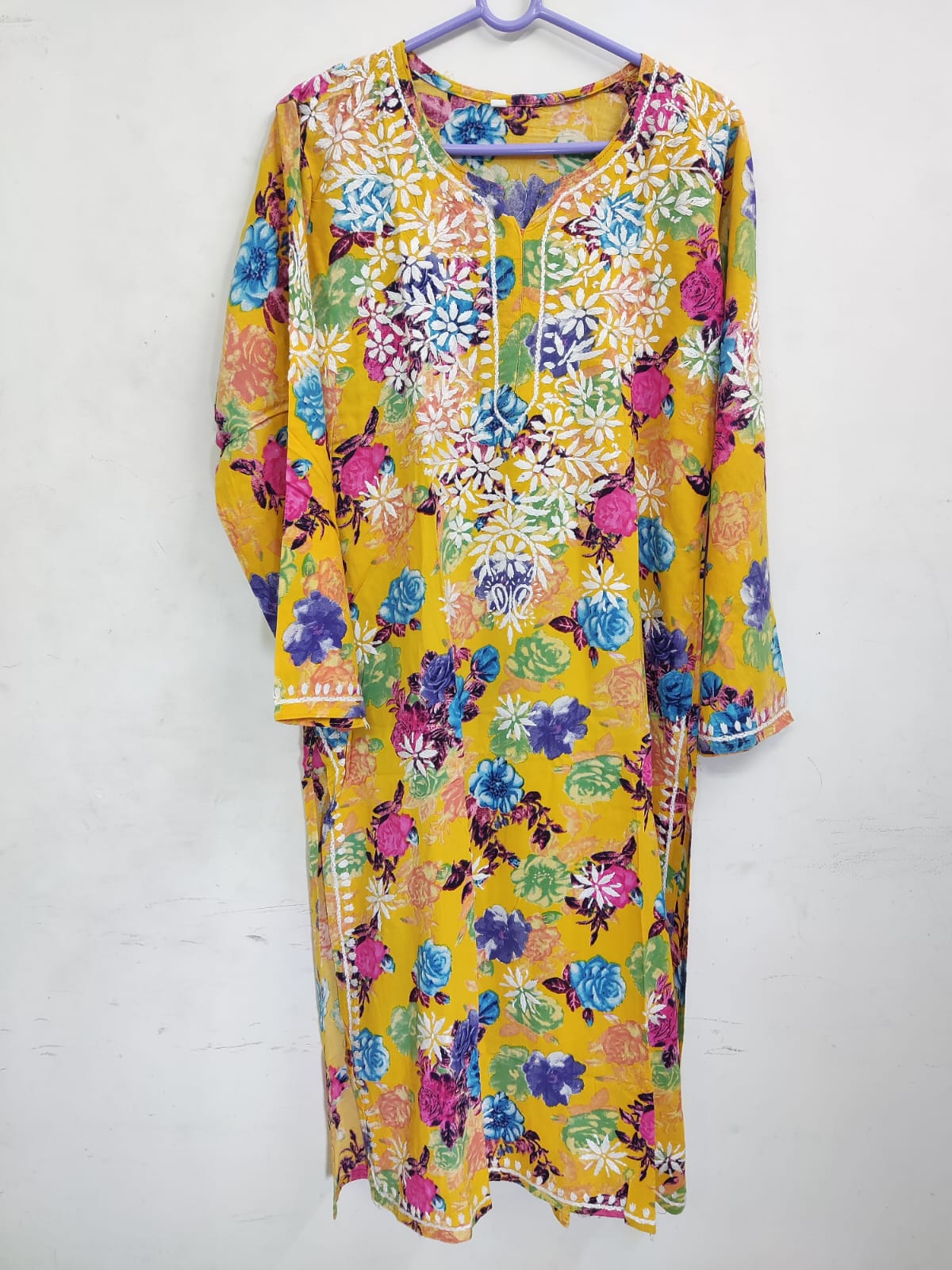 Floral Printed Rayon Cord Sets