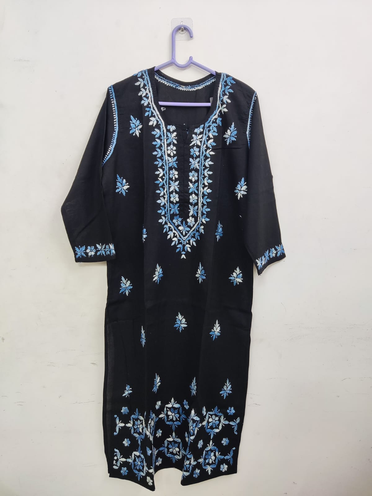 Black Embroidered Kurti