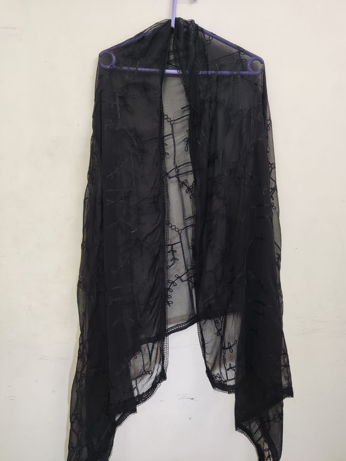 Dupatta - Georgette (Black)