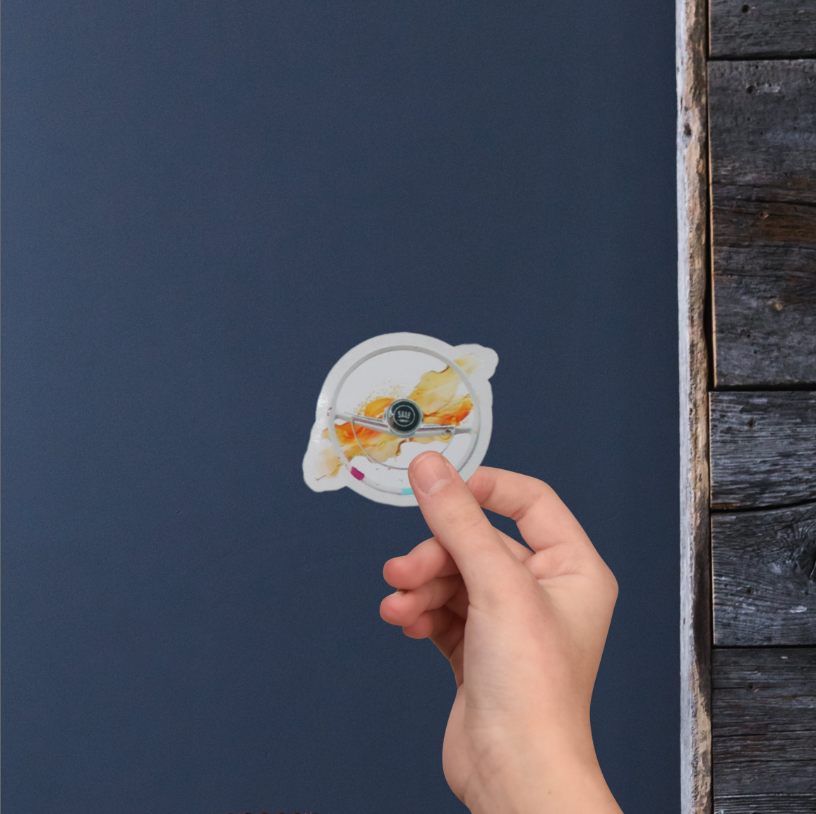 Sticker Motorsport – Färgstark Bilillustration -  Klistermärken 60 st.